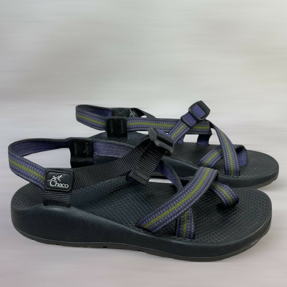 Chaco X2 Classic Sandals Athletic Vibram Hiking Trail Purple Green Women's Sz 10